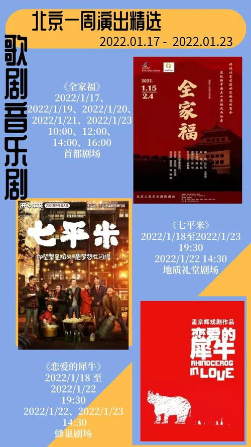北京1月17日 23日商業演出來了 雜技 相聲 脫口秀 歌劇 音樂劇等全都有